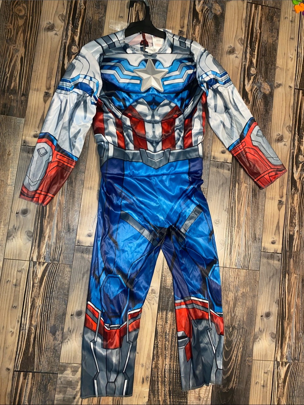 Marvel Captain America Falcon Superhero Costume - Muscle Chest size m 7-8